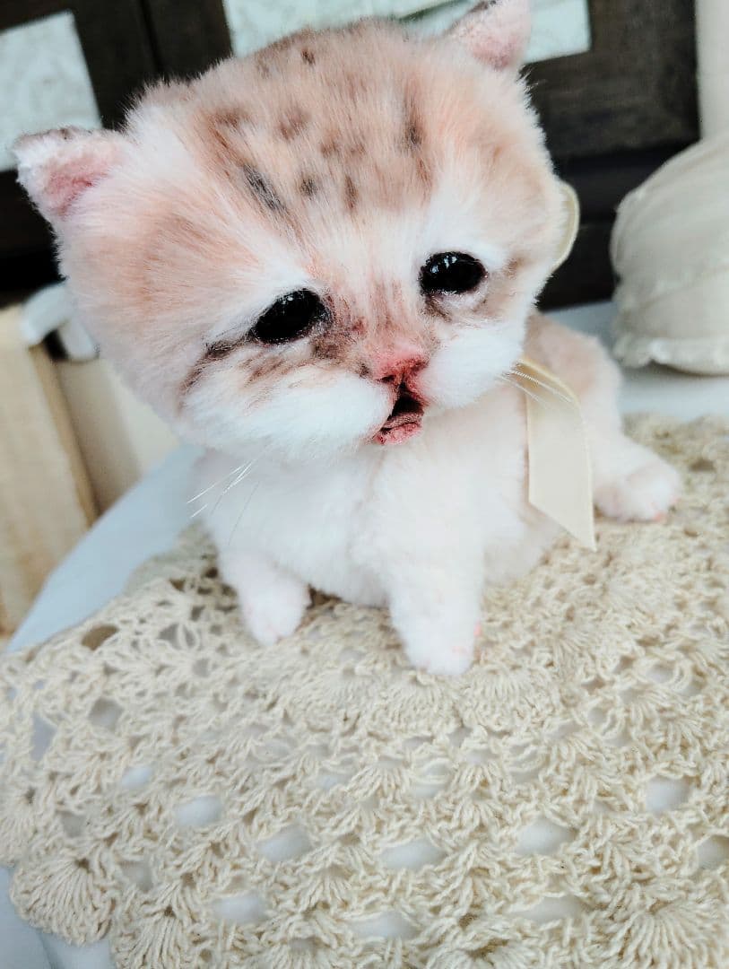 １体限定❤マンチカン子猫ちゃん♡ぽちゃボディ♡よちよちあんよ♡アートドール♡