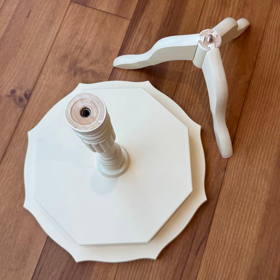 希少レア旧イマン ダイアナローズアンティーク木製テーブル ディスプレイテーブル