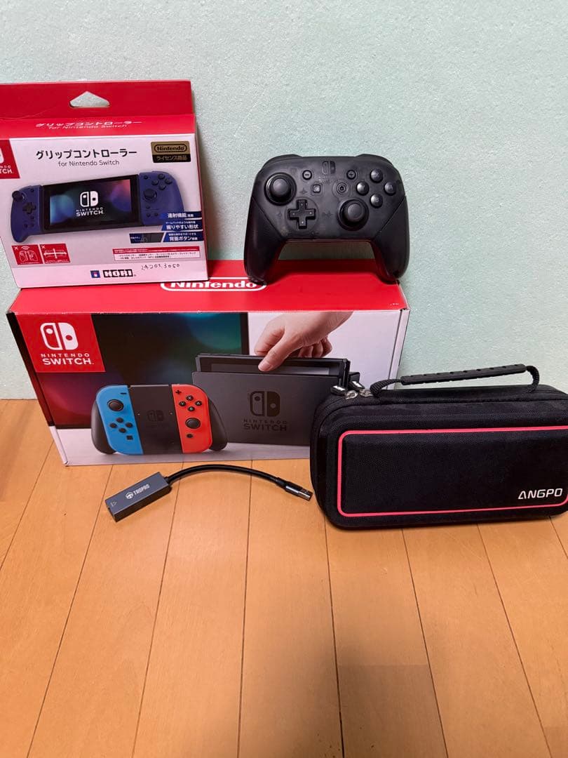 Switch 本体 ネオンブルー ネオンレッド proコントローラー、他セット