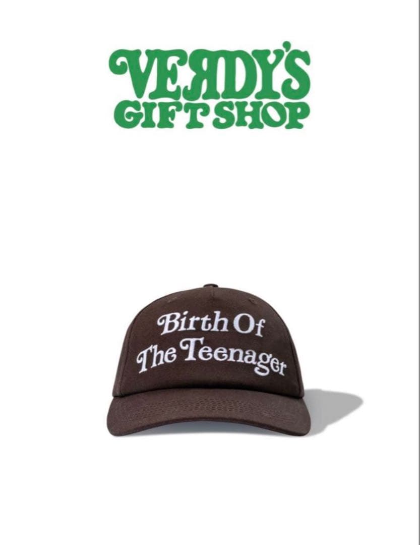 BoTT x VERDY VERDY cap brown 新品