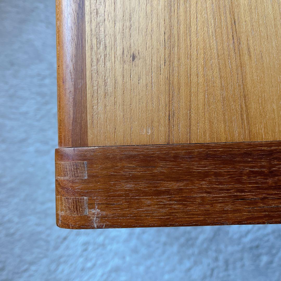 珍品】ネストテーブル 収納式机 ヴィンテージ チーク材 3台 木組み 組子