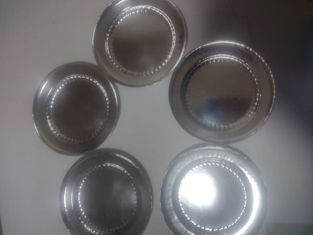 純銀製 お皿 5枚セット 約271グラム