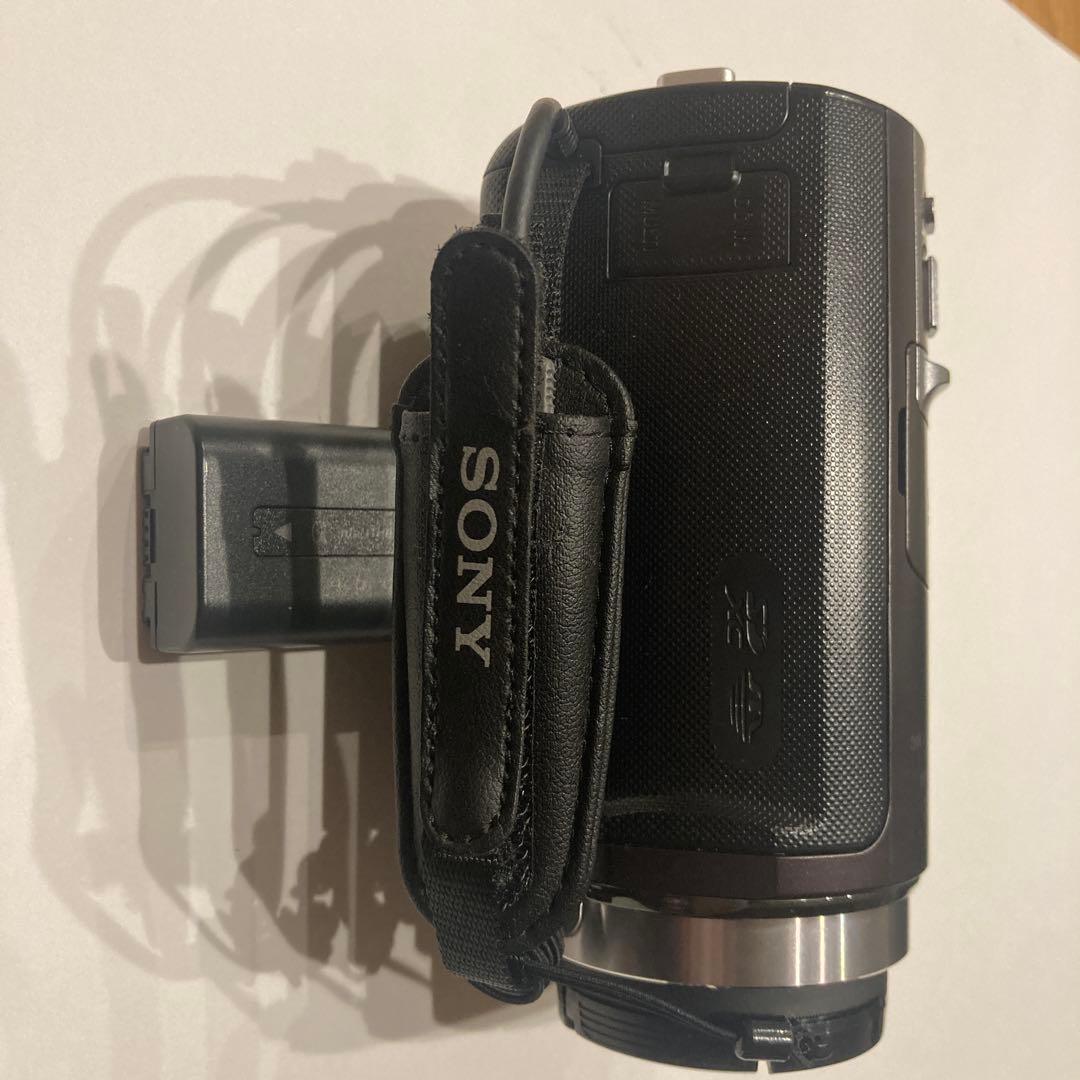 SONY ビデオカメラ HDR-CX430 社外レンズプロテクター付き