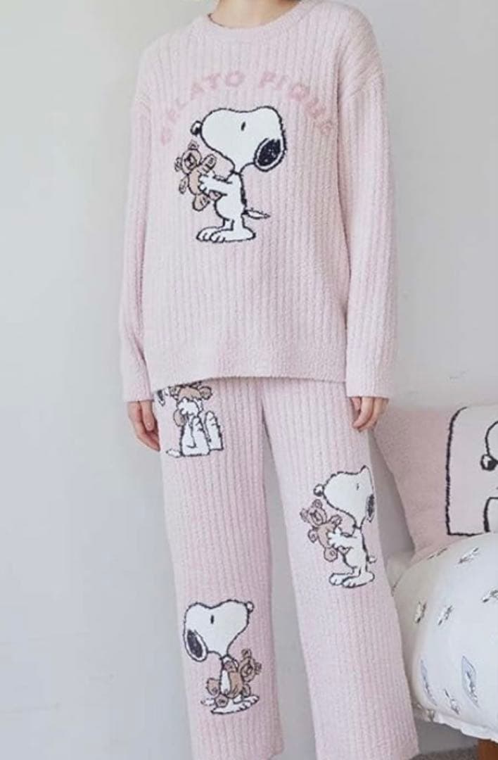 ジェラピケ　スヌーピー　上下セット