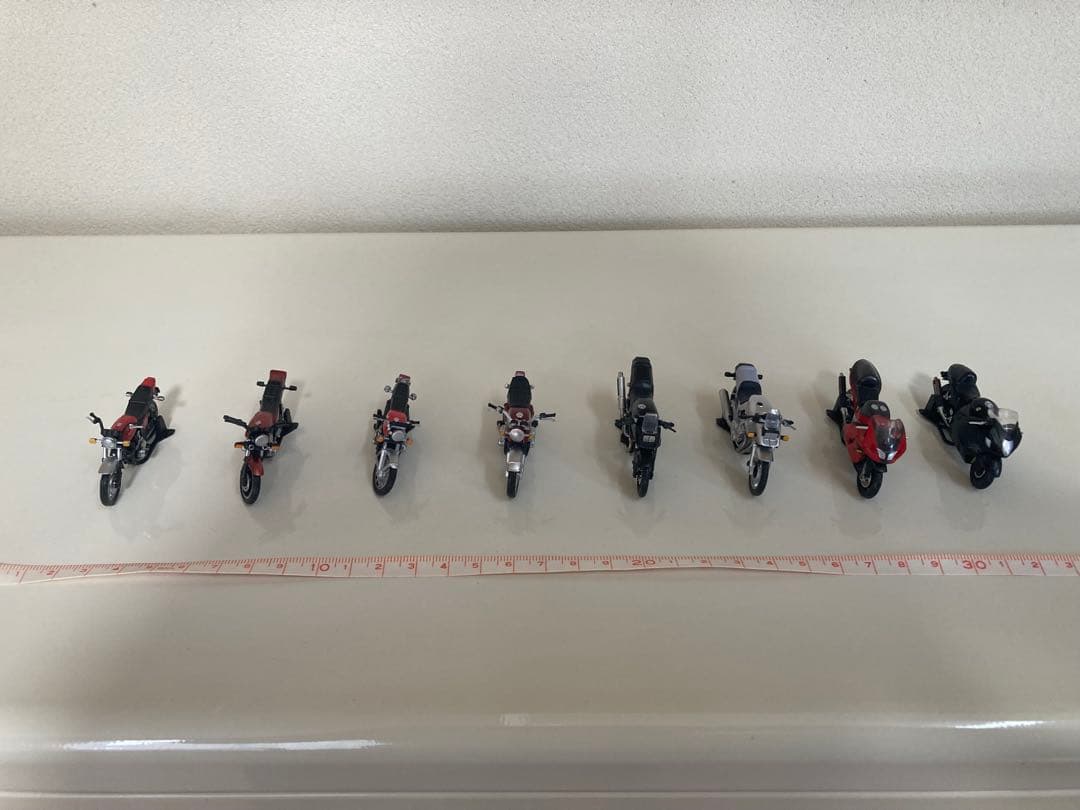 旧車バイクミニチュア 8台セット (おまけ2台)