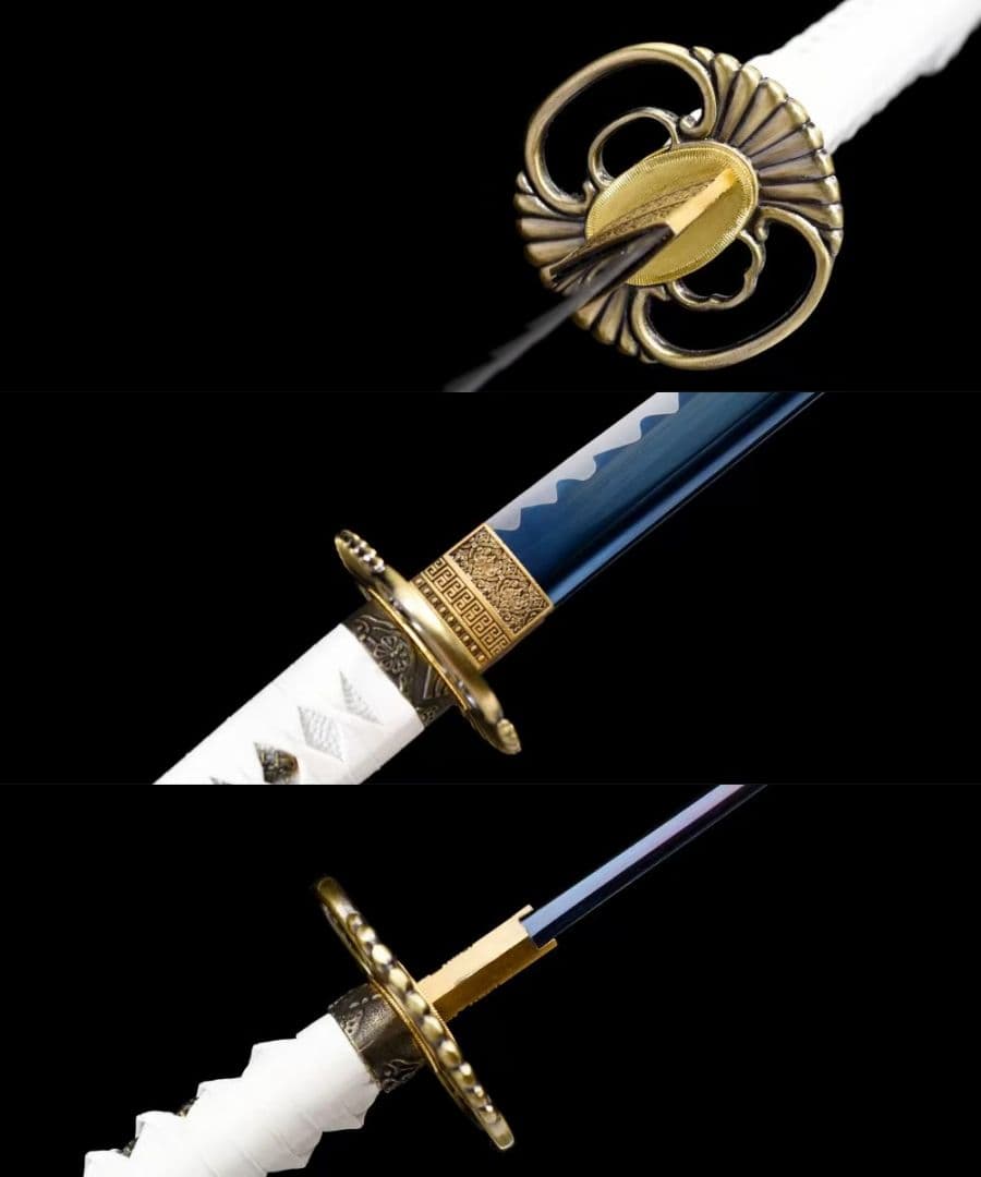 【青霜】古兵器 武具 刀装具 日本刀　模造刀 居合刀 武士道 鑑賞用 美術刀