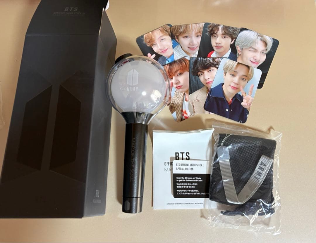 点灯確認済み BTS 公式　アミボム　ver4 抜けなし　美品