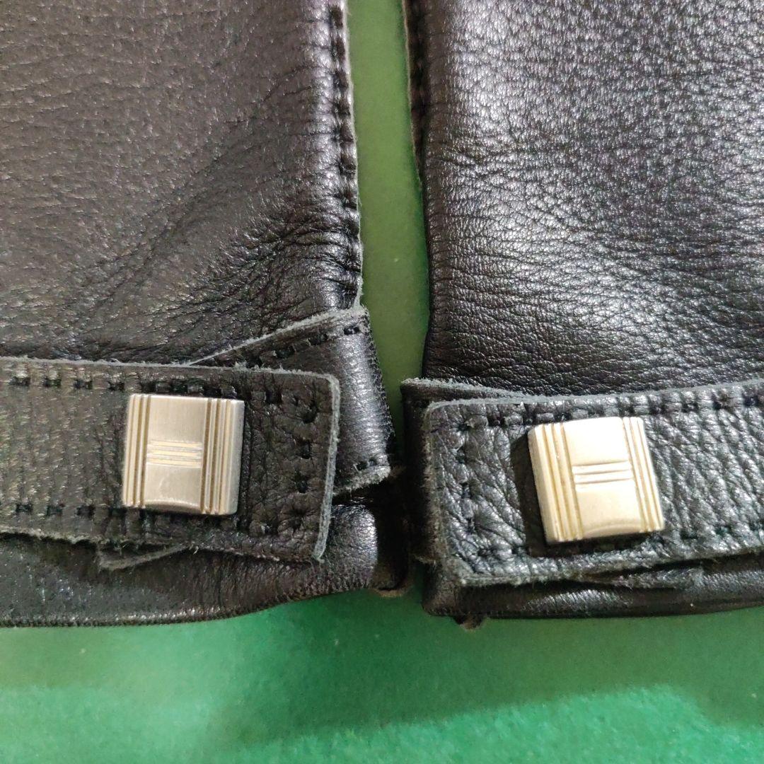 エルメス レザーグローブ メンズサイズ8　Mサイズ　HERMES