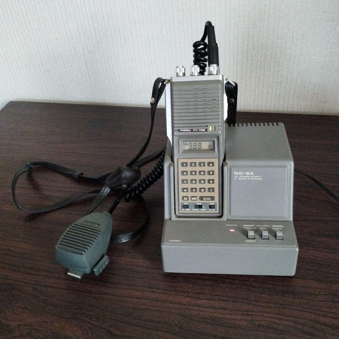 アマチュア無線　YAESU FT-708 ＆ NC-8A ＆YM-24A