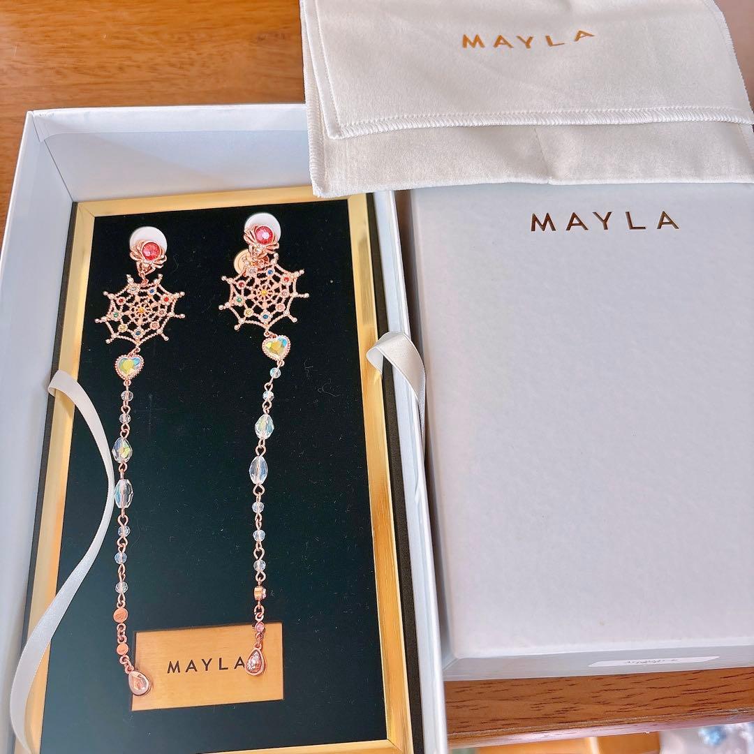 未使用 MAYLA シュピンネ アイコニック イヤオブジェ ピアス