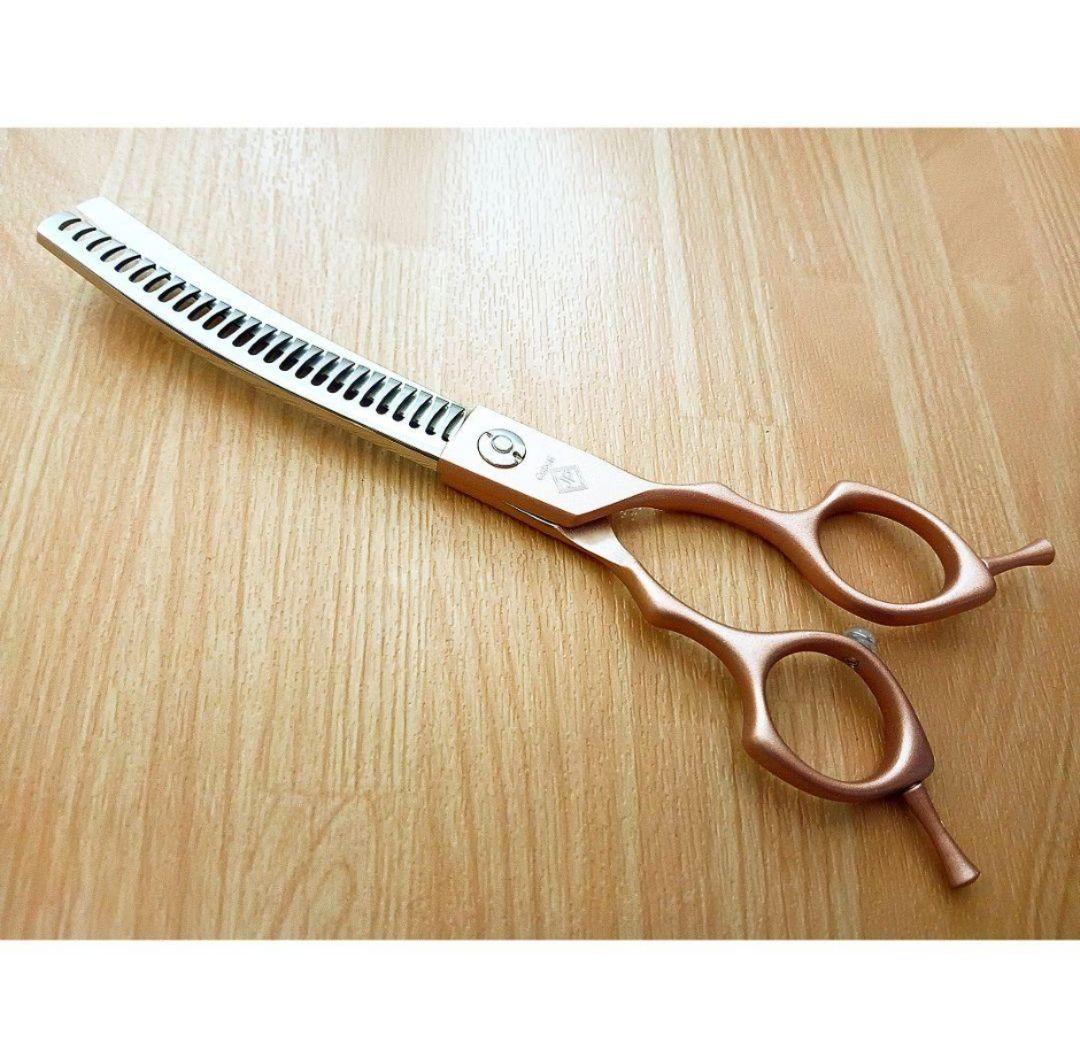 ペットセニングシザーカーブブレンディングブレンダートリマーペットママミング