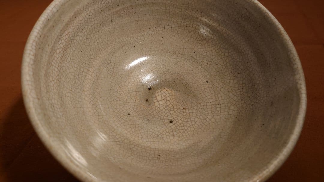 李朝　青磁　朝鮮陶器　アンティーク李朝　抹茶碗　金沢茶道家放出品　１客