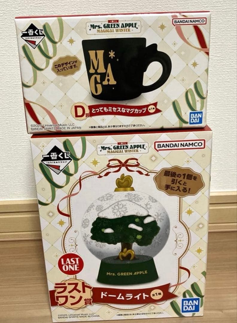一番くじ Mrs. GREEN APPLE ドームライト & マグカップ