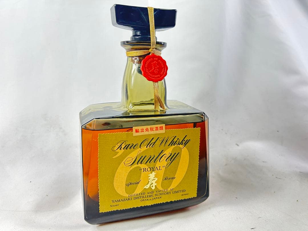 【未開栓 希少ボトル】サントリー ウイスキー ローヤル ‘60 寿マークラベル