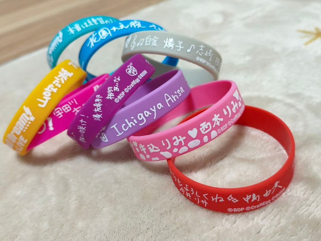 BanG Dream! バンドリ　9thラバーバンド 9個 まとめ売り