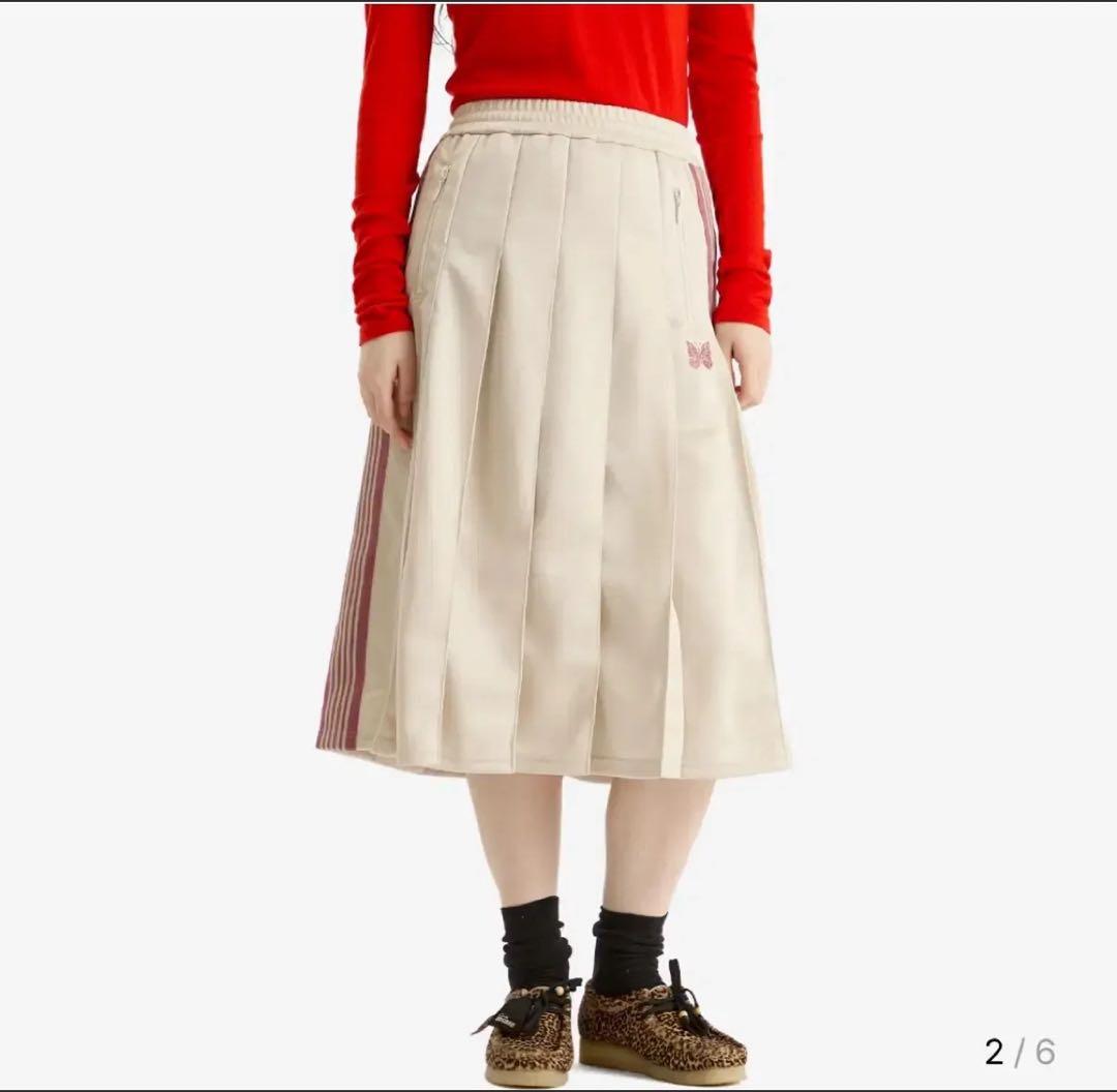 ベージュ プリーツスカート ニードルス　needles NEEDLES