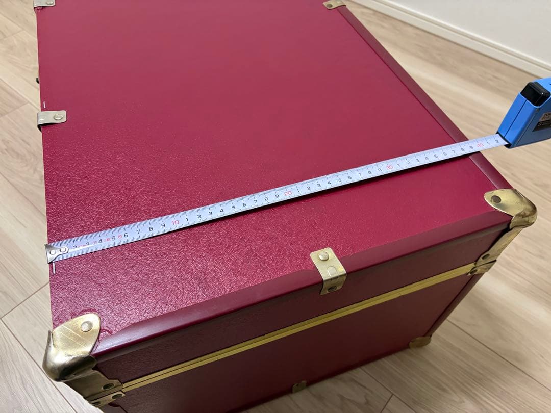 SEWARD（スワード） トランク 収納箱 ヴィンテージ風 ワインレッド