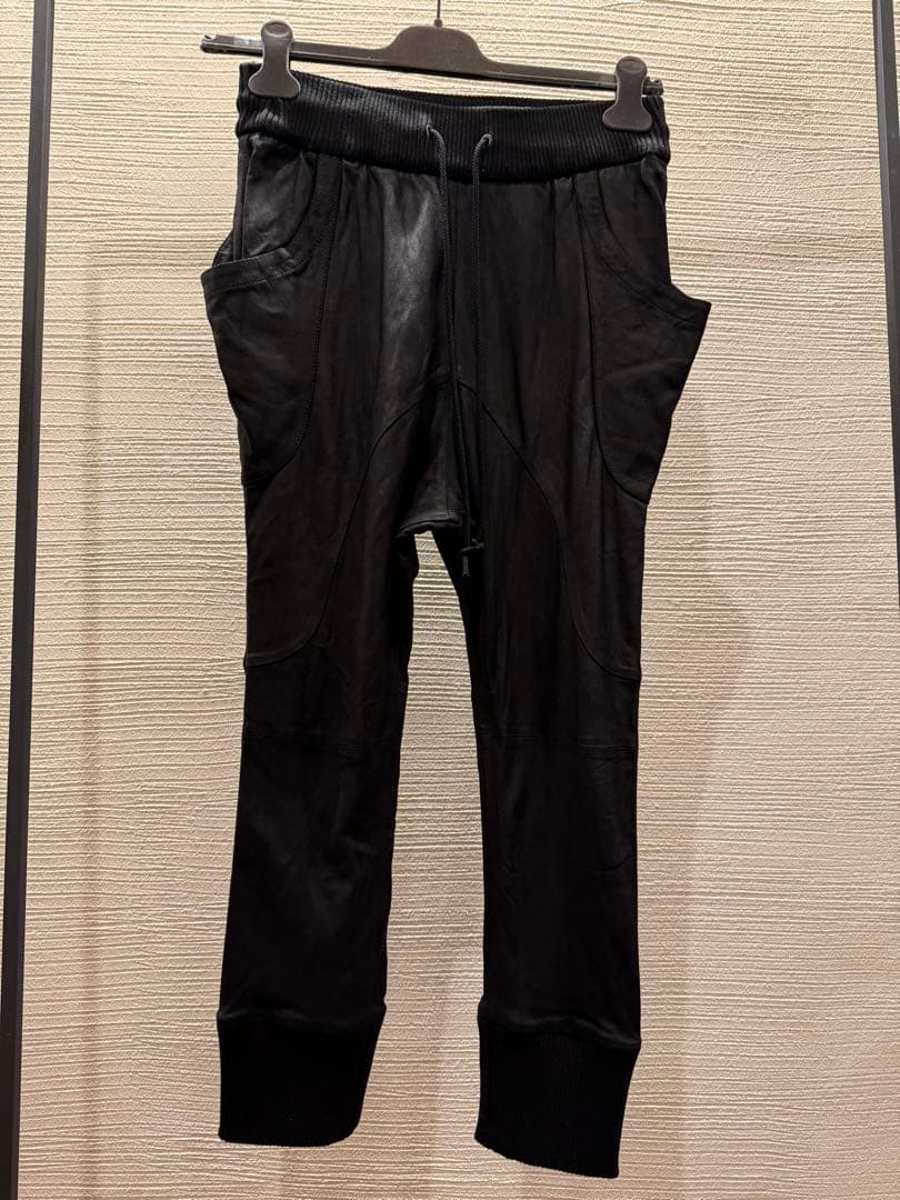 00s bajra レザー　サルエルパンツ　leather pants バジュラ