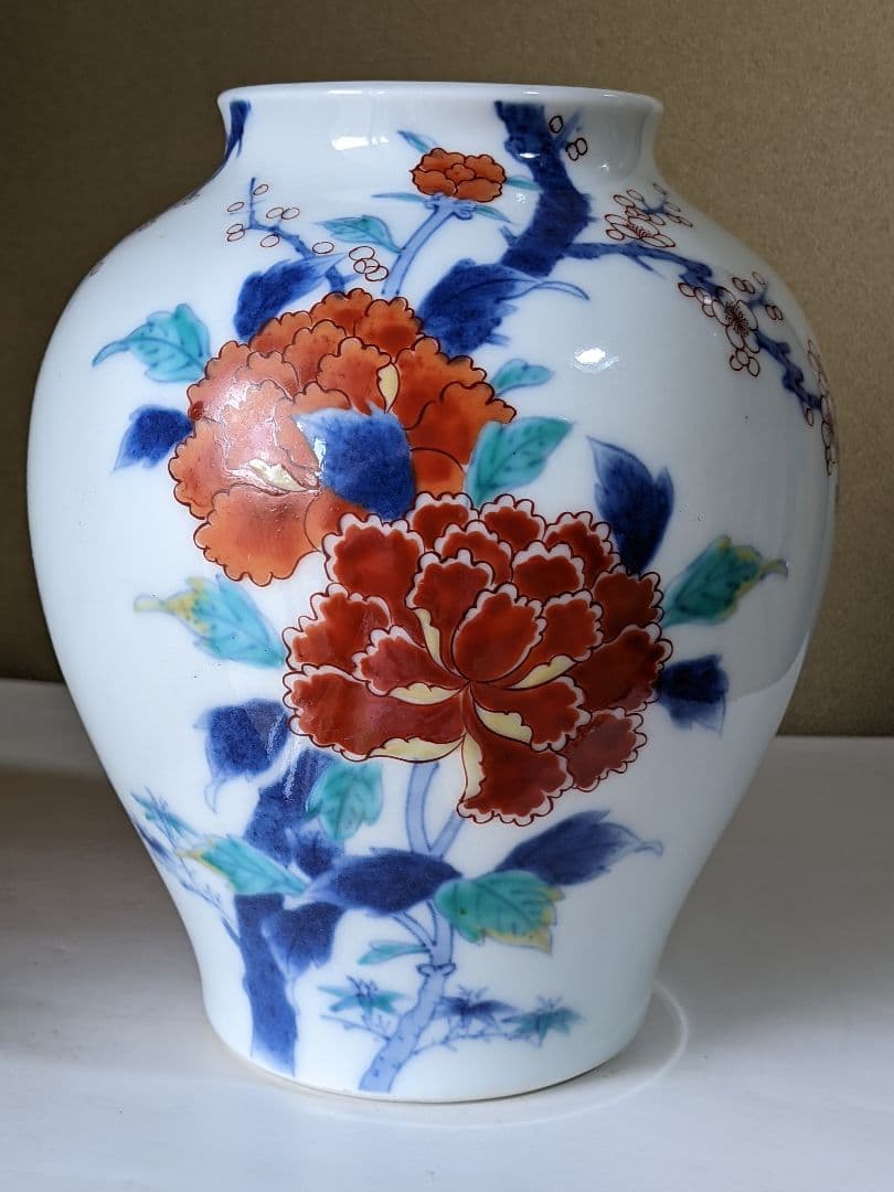 ♦十二代 今泉今右衛門 人間国宝 壺 花瓶 アンティーク 骨董品 コレクション