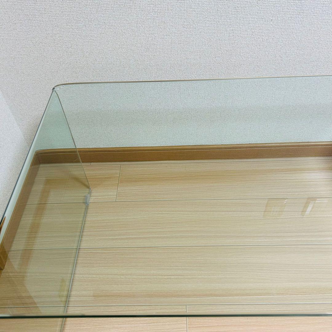 フランフラン　ガラステーブル　クリアテーブル　ローテーブル　Francfranc