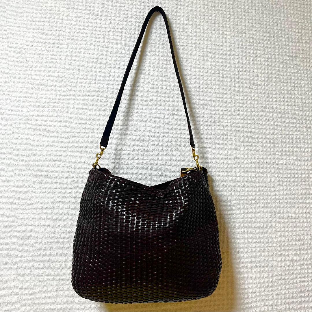 GUCCI グッチ バンブー 2WAYショルダーバッグ こげ茶 オールド