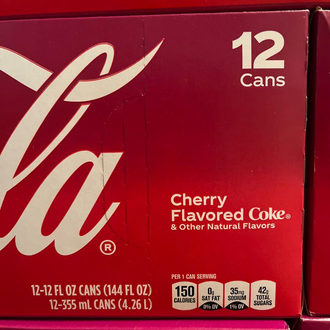 Cherry Coca-Cola 12缶✖︎４ケース
