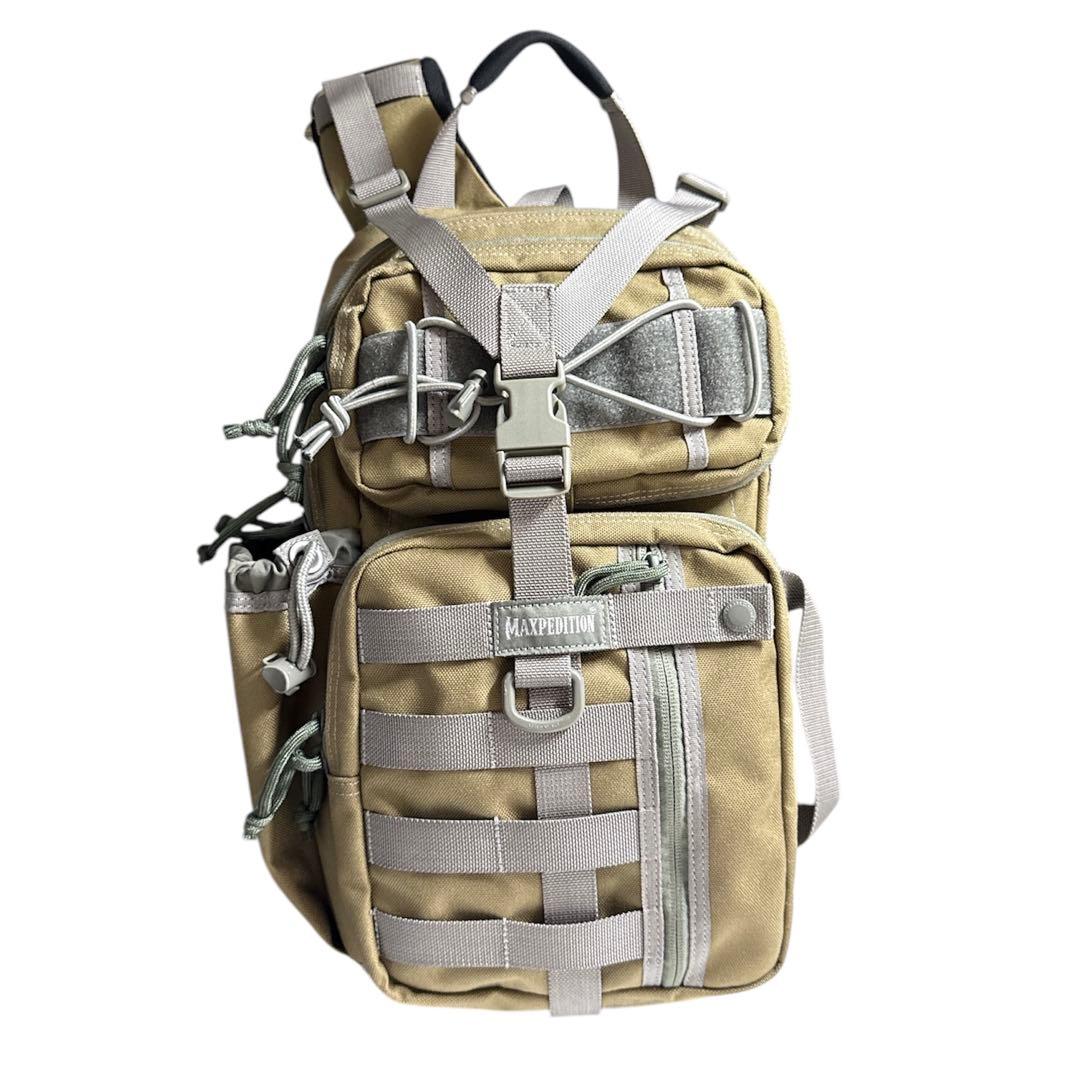 MAXPEDITION スリングバッグ カーキ&フォリアージュサバゲー