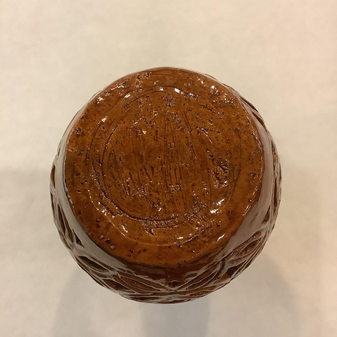 大樋長阿弥作 七宝透 杓立