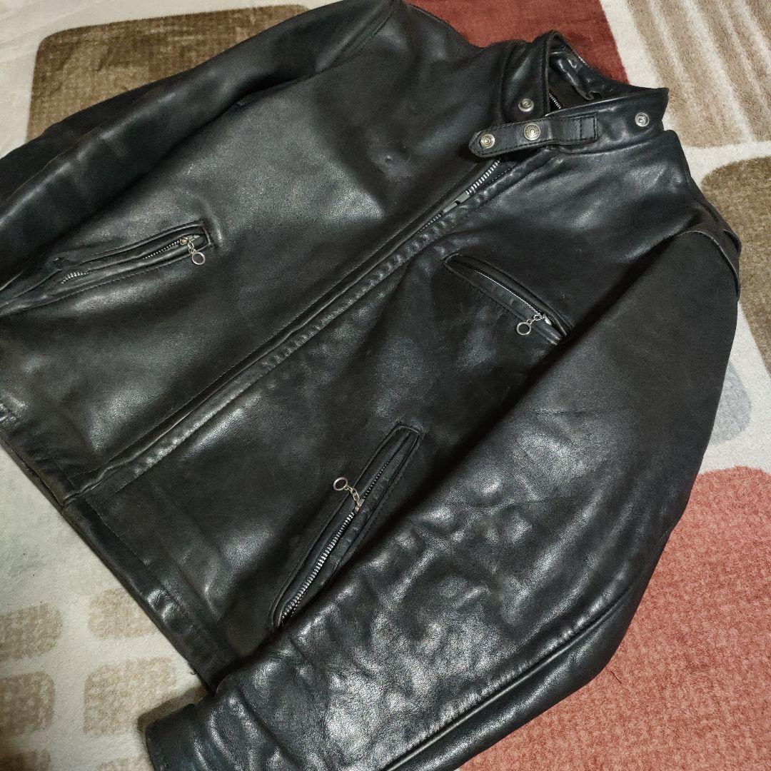 T*A様 人気定番Schot別注641SPシングルライダースジャケット３４ダメな