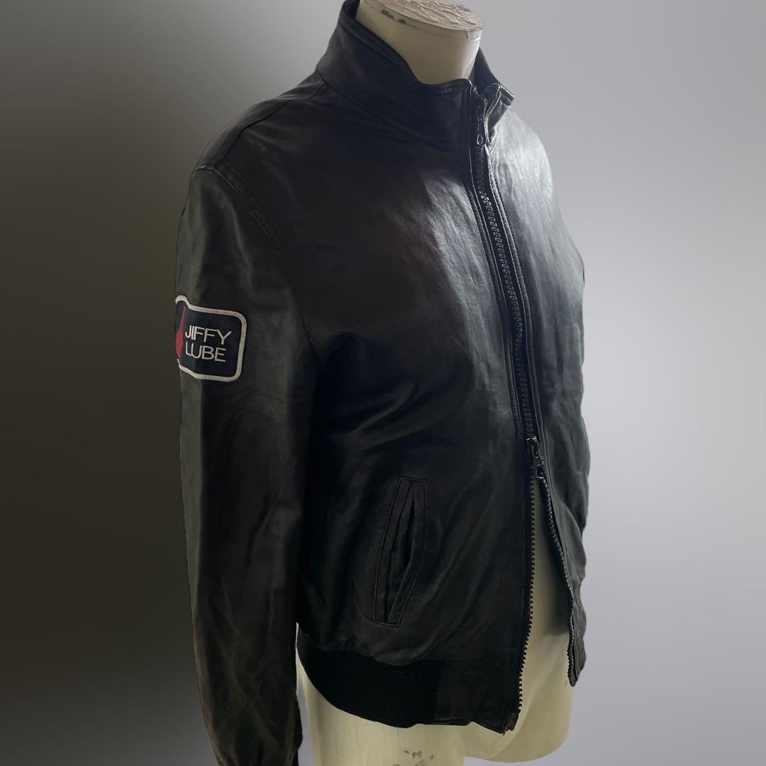 イタリア製 ヴィンテージ レザージャケット ブルゾン ヨーロッパ ライダース