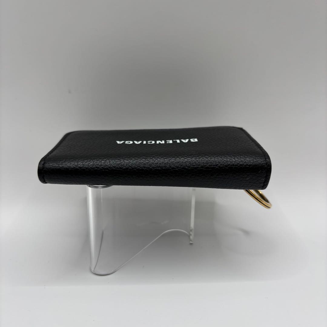 美品　BALENCIAGA キーケース　６連　ブラック　ゴールド　cash