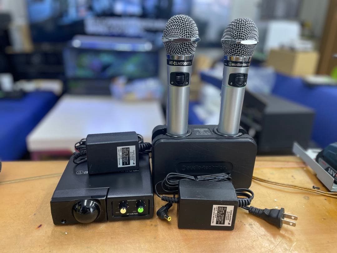 オーディオテクニカ赤外線ワイヤレスマイクセット　CR 700+CLM7000TX