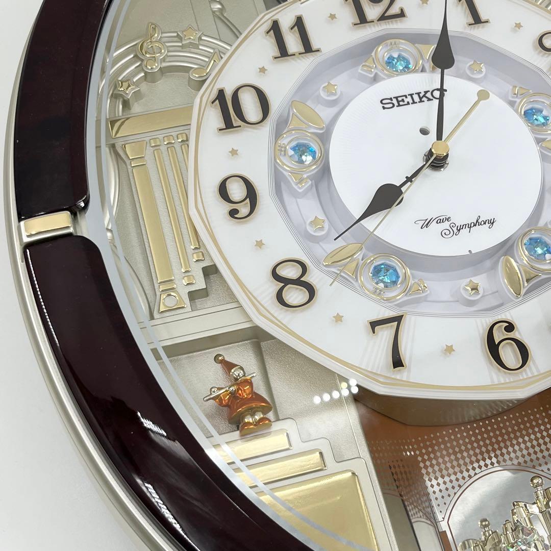 SEIKO セイコー 掛け時計 電波クロック からくり時計 RE581B