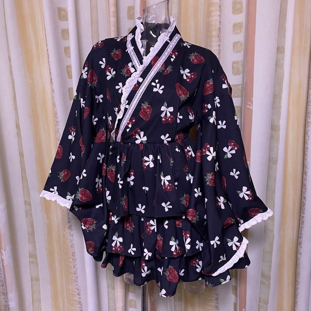 アンクルージュ cherry berry princess 浴衣ワンピース