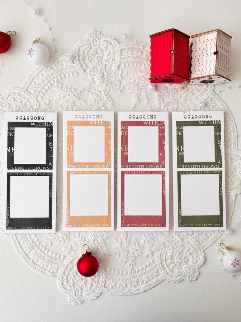 テープ・マスキングテープ [GGAGGONG] Typo Frame Memo 2