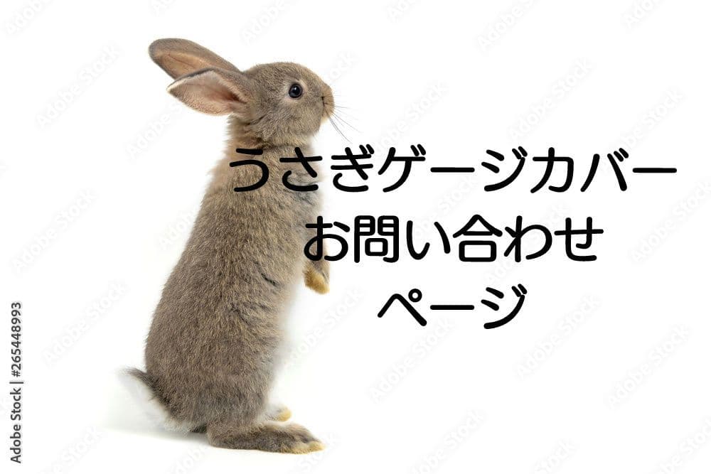うさぎゲージカバー