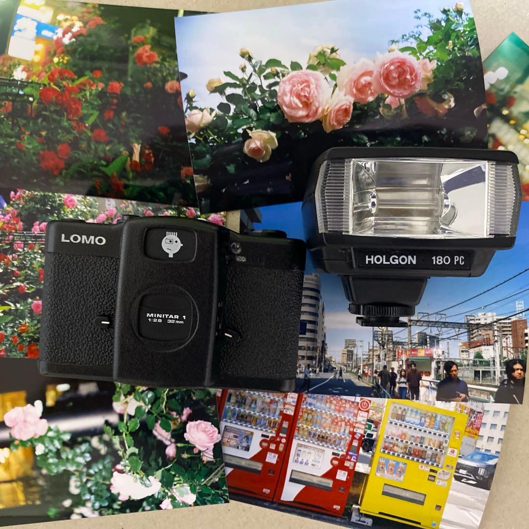 ロモ LOMO LC-A フィルムカメラ フラッシュ付 【動作確認済】 lomo