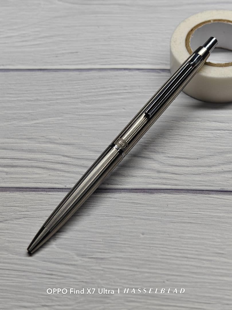 パイロット 飴刻 ストラップ ボールペン ステンレス 廃番 レア