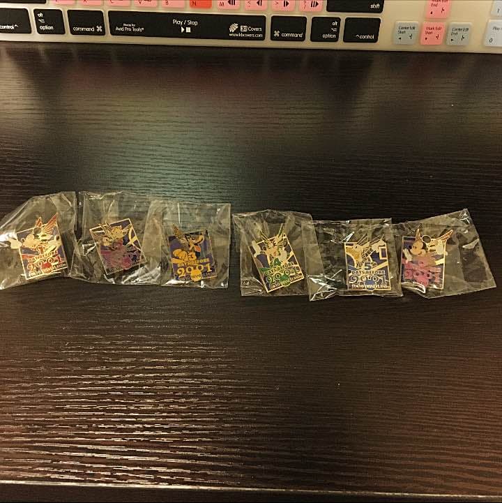 【非売品】ディズニー ミレミアム ピンバッヂ 全6種セット