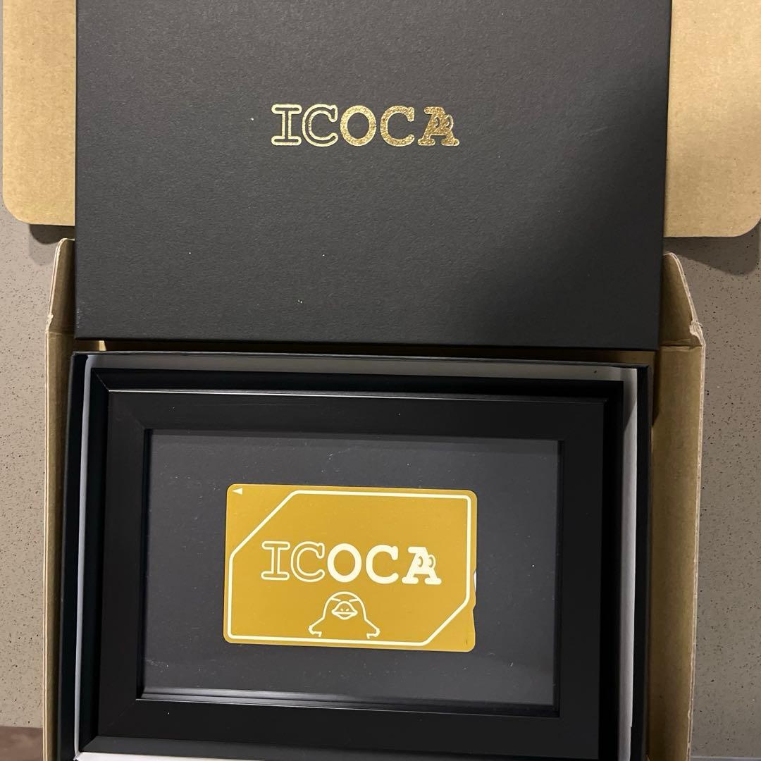 新品　黄金のICOCA 　J-WESTゴールドカード会員限定