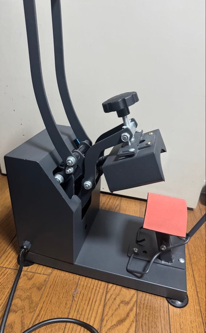 キャップ用 熱転写プレス機 ヒートプレス 帽子プリント機 動作品