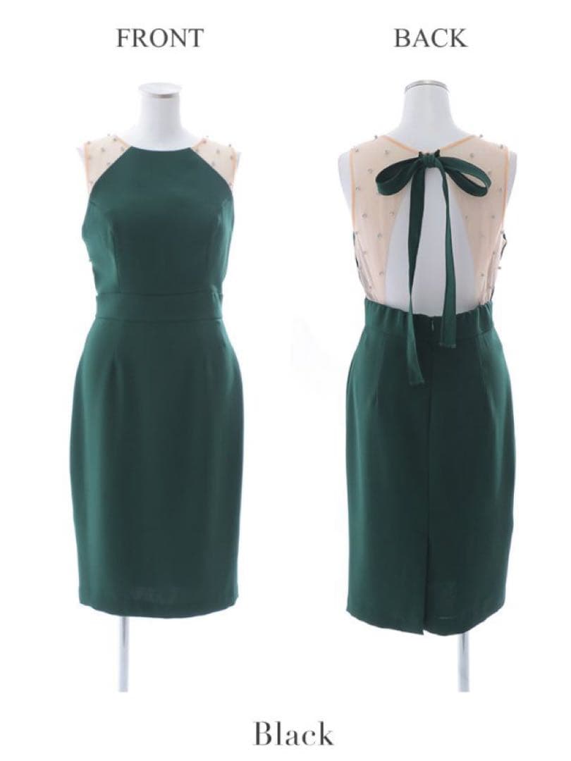 タグ付き未使用✨VELIQUE/ヴェリーク　グリーンミニワンピース　キャバドレス