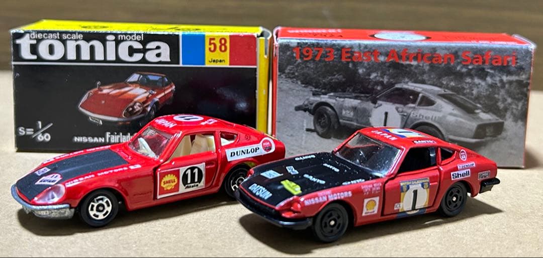 トミカ ニッサン フェアレディZ 432 240Z ラリーカー2台セット