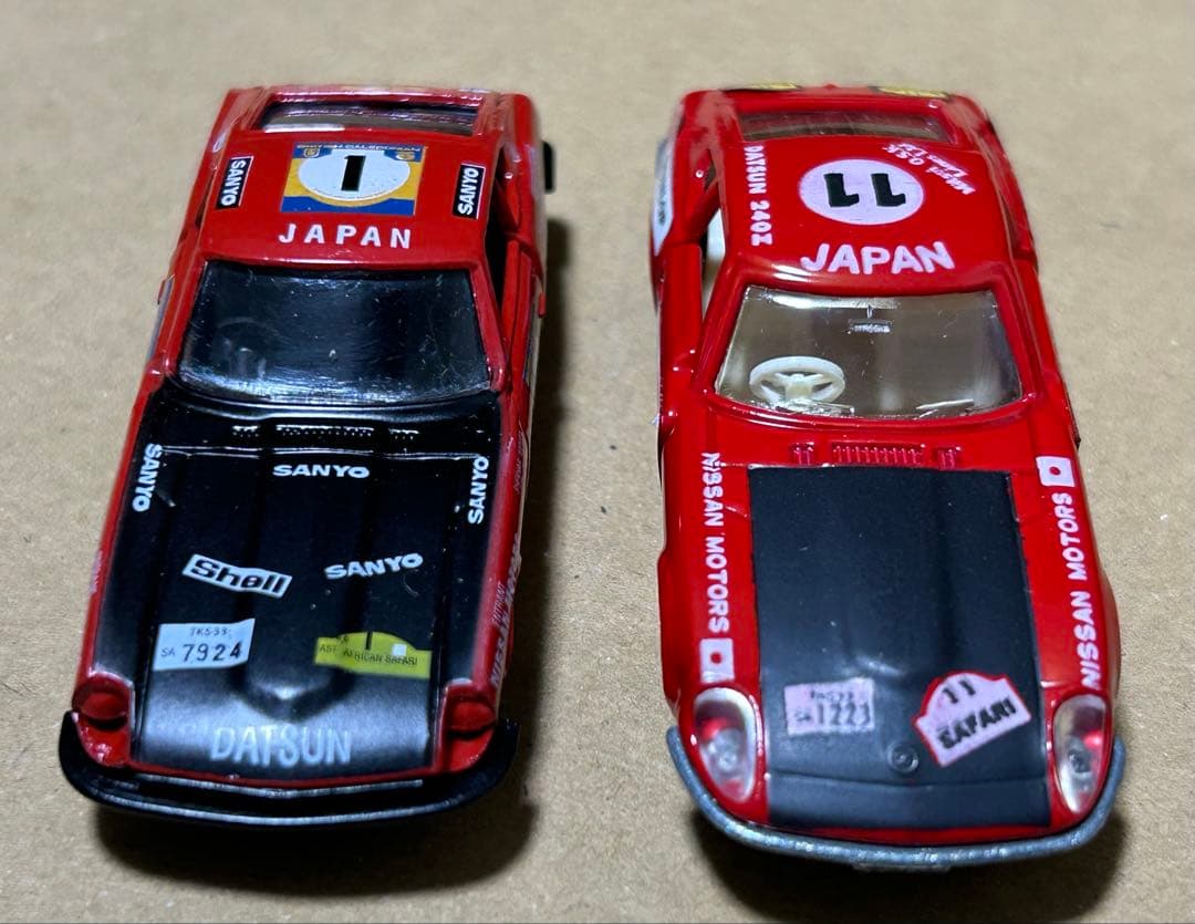 トミカ ニッサン フェアレディZ 432 240Z ラリーカー2台セット