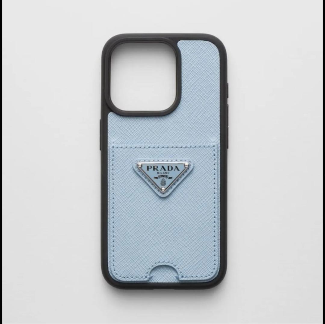 PRADA サフィアーノレザー iPhone15proケース
