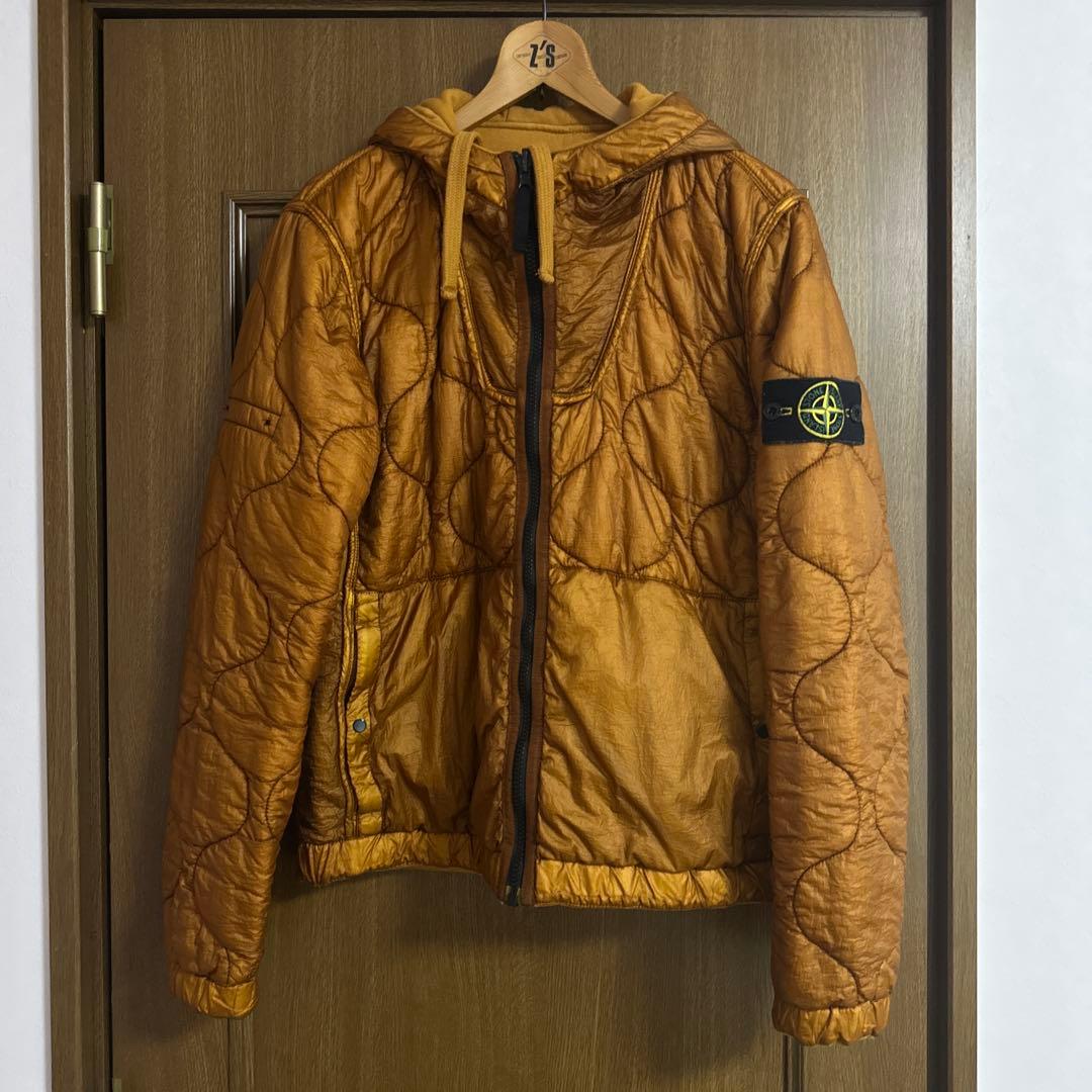 超希少 ストーンアイランド ナイロンメタル キルティング ジャケット l