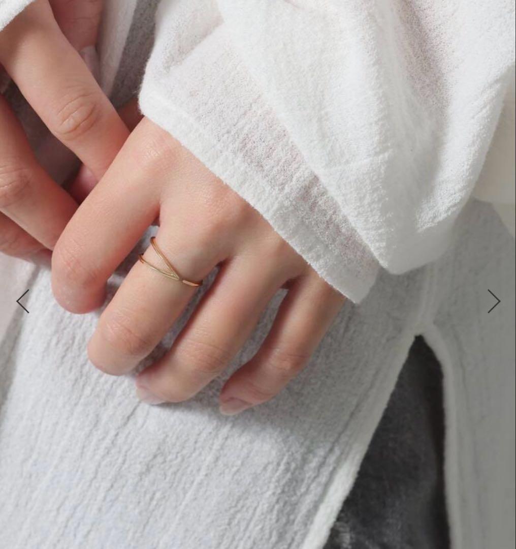 Lilas V型フォークリング K10 15号　【最終値下げ】