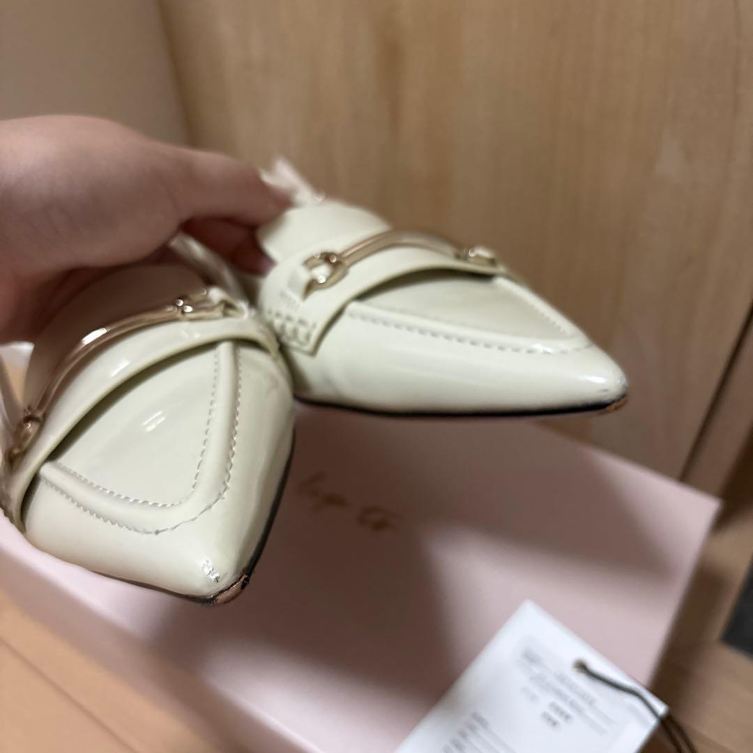 Her lip to Bit Slingback Mules 38サイズ　バニラ