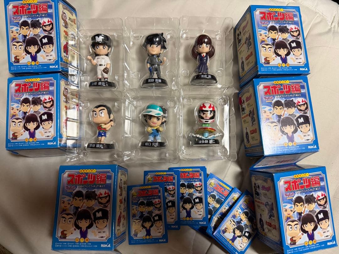 フィギュア 6体セット当時物】トイフル　少年サンデー　スポーツ編　メジャー他