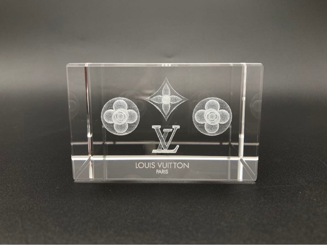 ルイ・ヴィトン LOUIS VUITTON ペーパーウエイト　クリスタルガラス